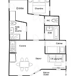 Confortable 2p+cabine, Skis Aux Pieds, Proche Commerces, 5/6 Pers - Fr-1-182a-32